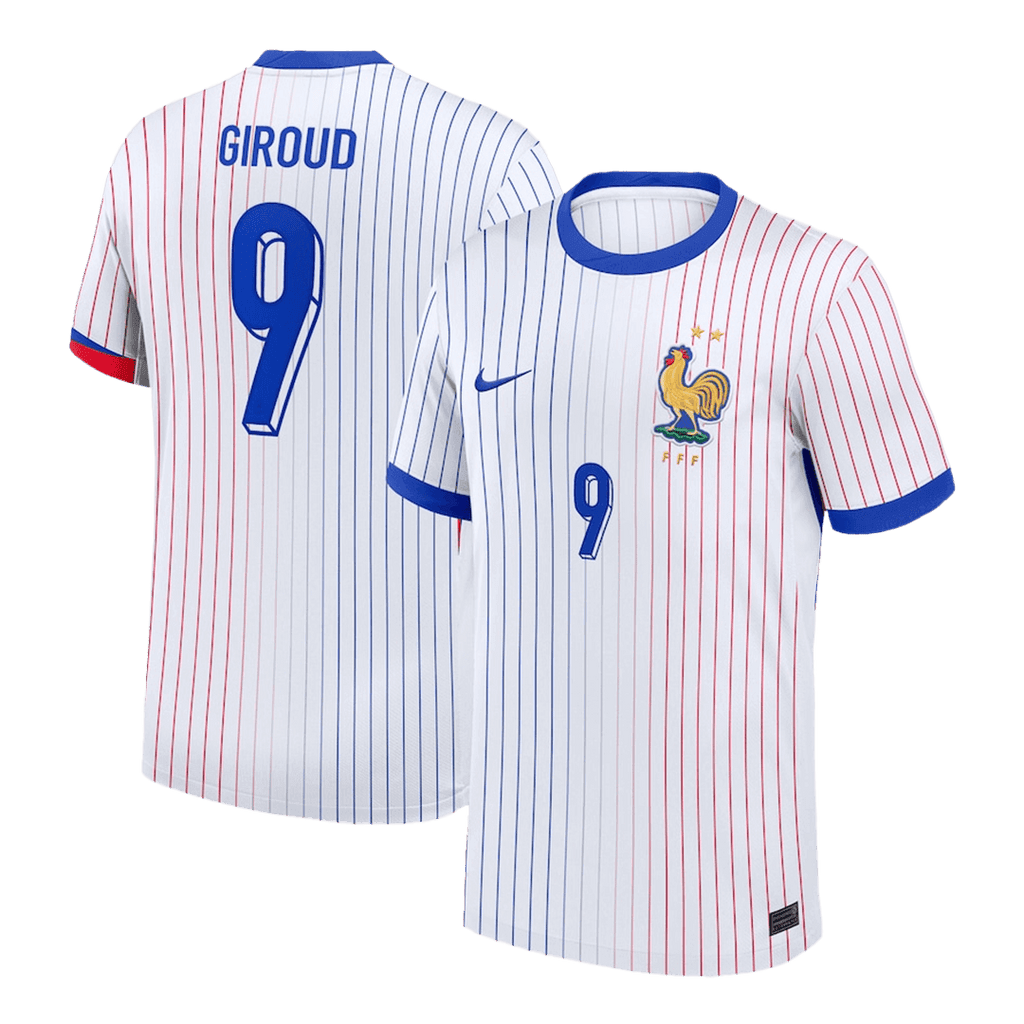 Maillot de football extérieur GIROUD #9 France Euro 2024