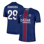 Soccer Kits Authentic  B.BARCOLA #29 PSG Home Soccer Jersey 2025/26 Navy