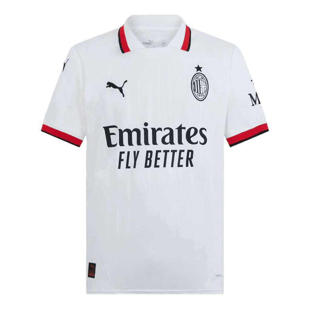Kits de football RAFA LEÃO #10 Maillot de football extérieur de l'AC Milan 2024/25