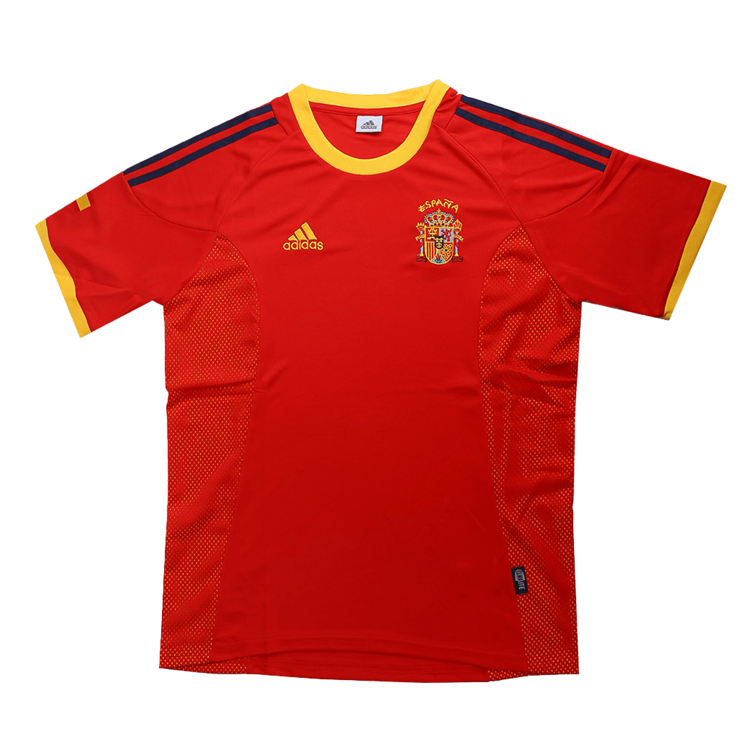 Maillot de football rétro domicile Espagne 2002