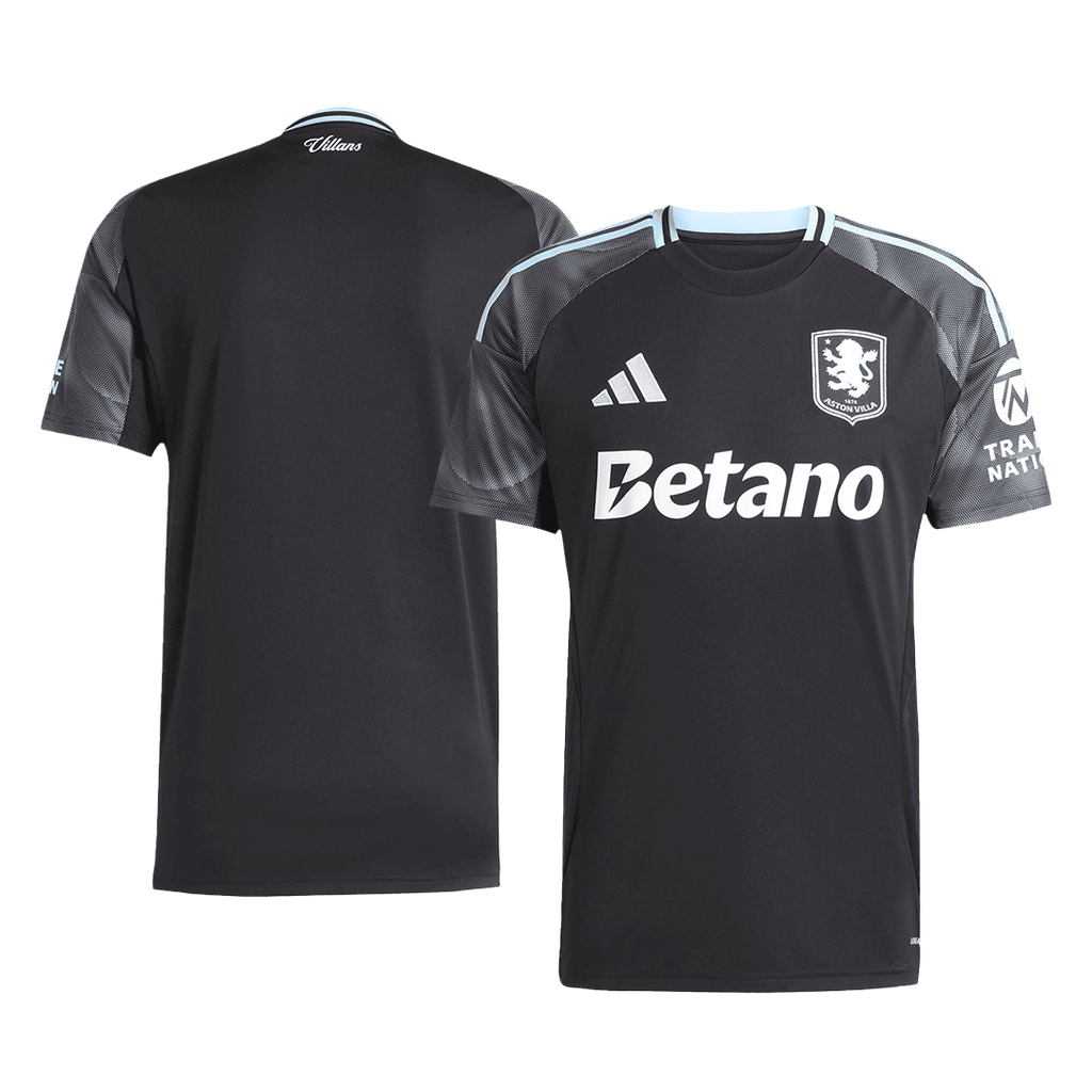 Soccer Kits Aston Villa Away Soccer Jersey 25/26 Black