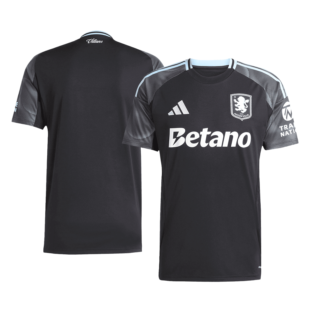 Soccer Kits Aston Villa Away Soccer Jersey 25/26 Black