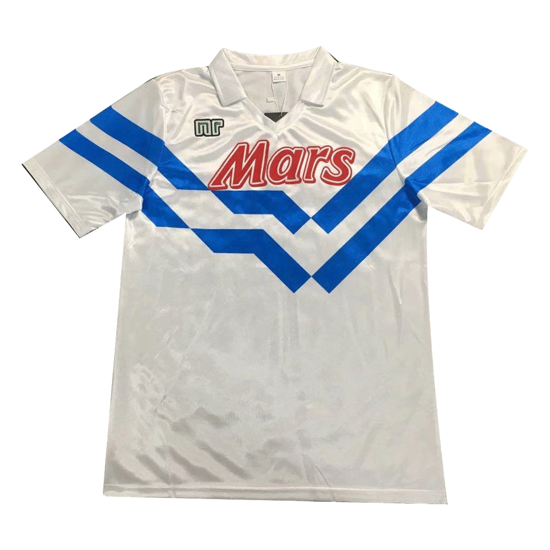 Camiseta de fútbol retro de visitante del Napoli 1988/89
