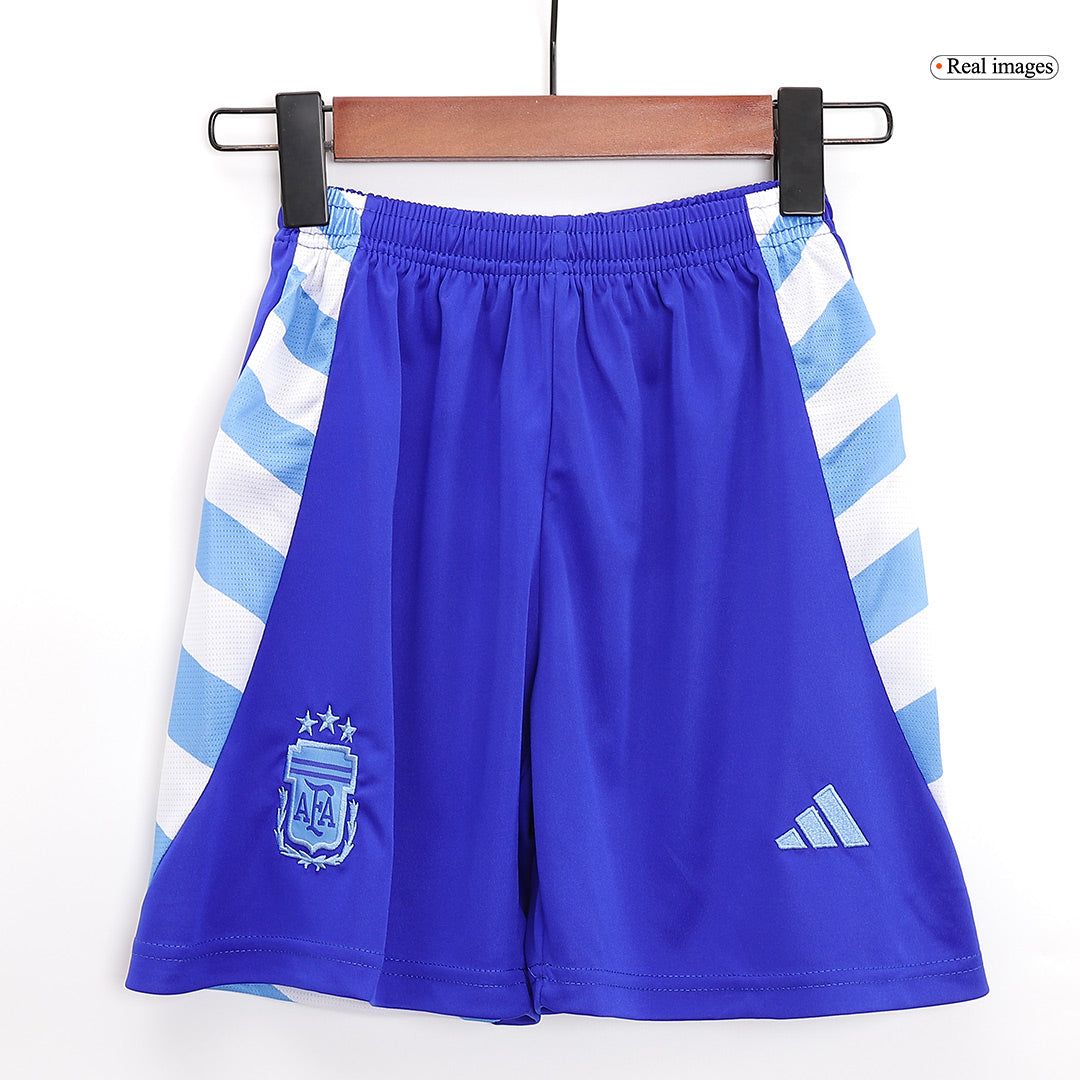 Maillot de football extérieur Argentine pour enfant (maillot, short, chaussettes) 2024