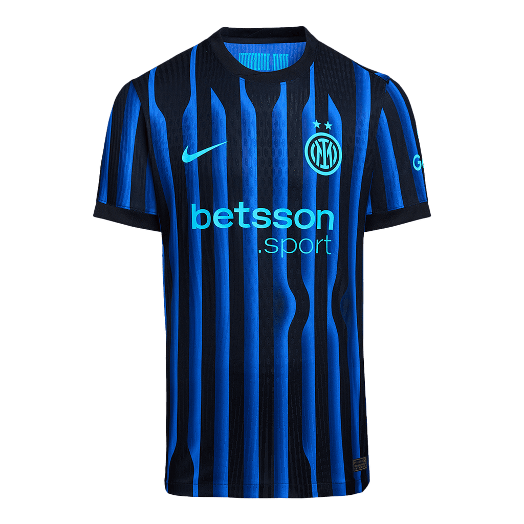 Soccer Kits Authentic LAUTARO #10 Inter Milan Home Soccer Jersey 2025/26 Blue&Black