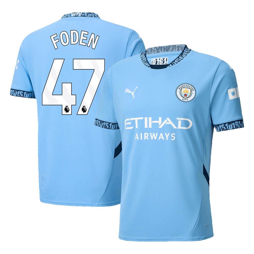 Maillot de football domicile FODEN #47 Manchester City 2024/25