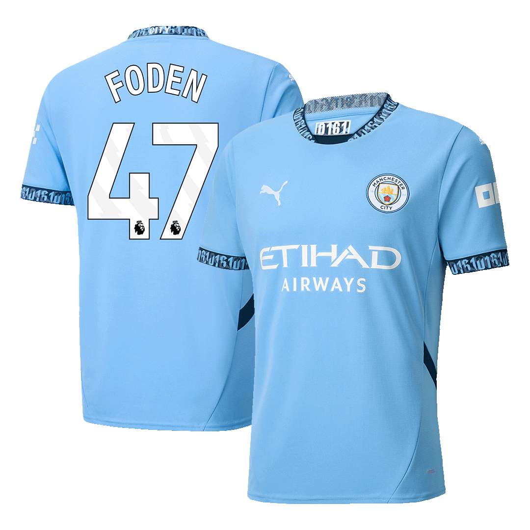 Maillot de football domicile FODEN #47 Manchester City 2024/25