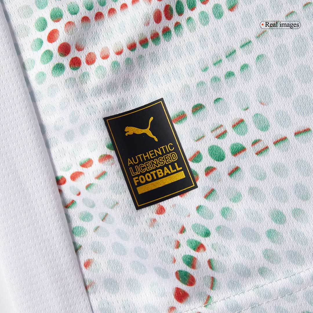 Camiseta de fútbol de Portugal de manga larga para visitante 2025, blanca