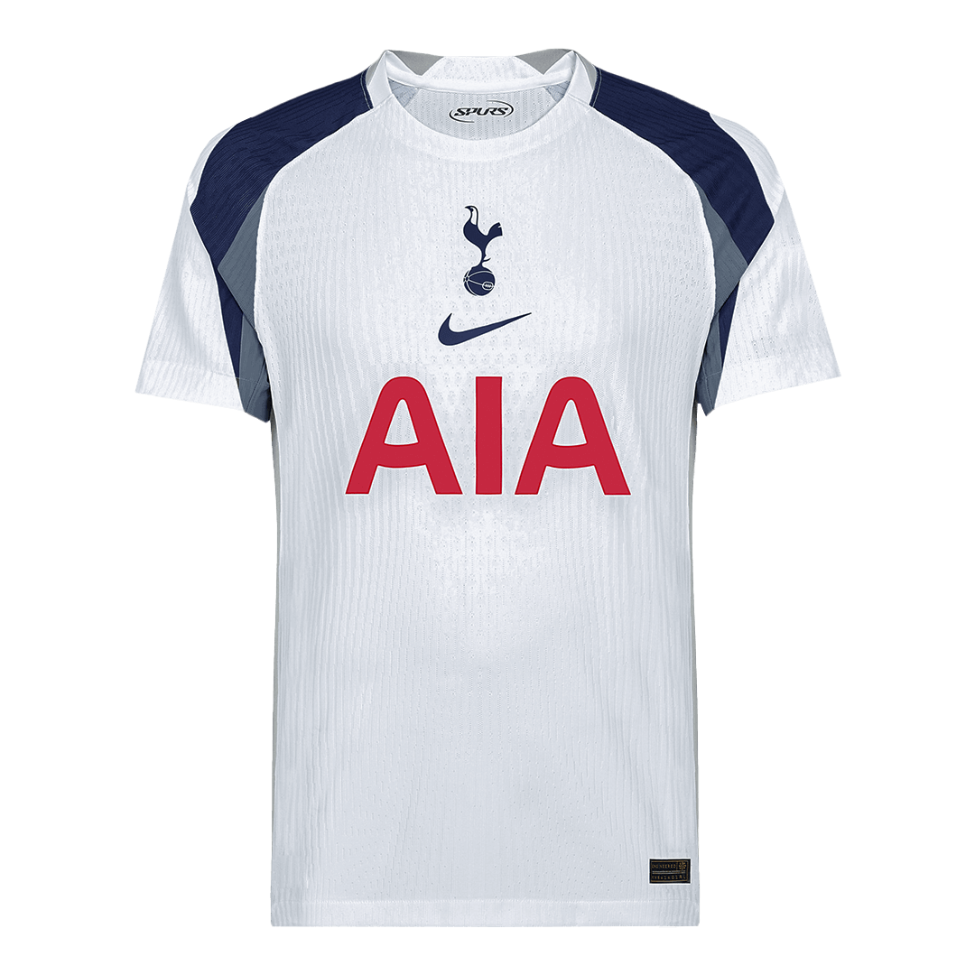 Soccer Kits XAVI #7 Authentic Tottenham Hotspur Home Soccer Jersey 2025/26 White - UCL