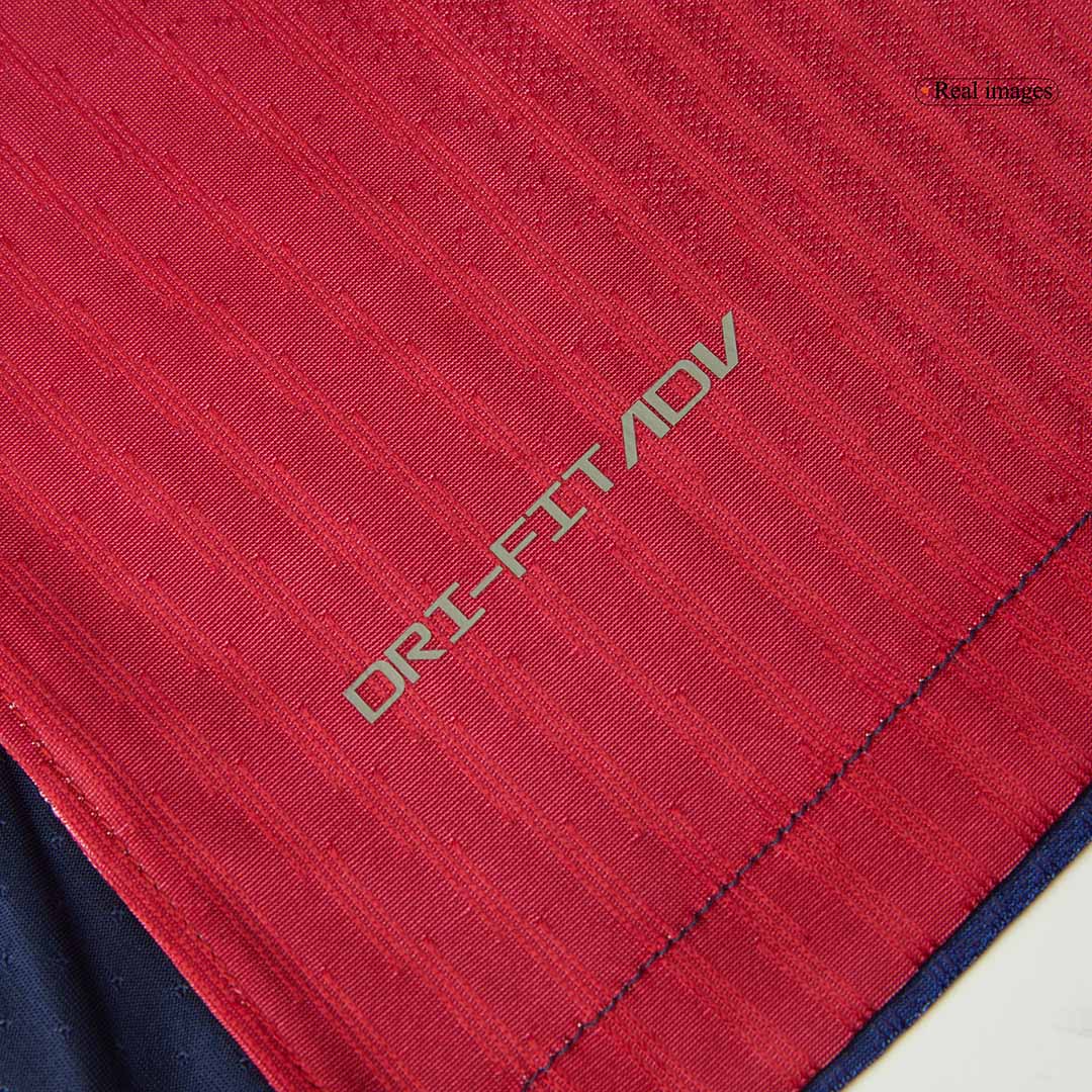 Soccer Kits Authentic Barcelona X Travis Scott Home Soccer Jersey 2024/25 Red&Blue