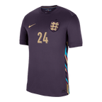 Kits de fútbol PALMER #24 Camiseta de fútbol de visitante de Inglaterra Eurocopa 2024