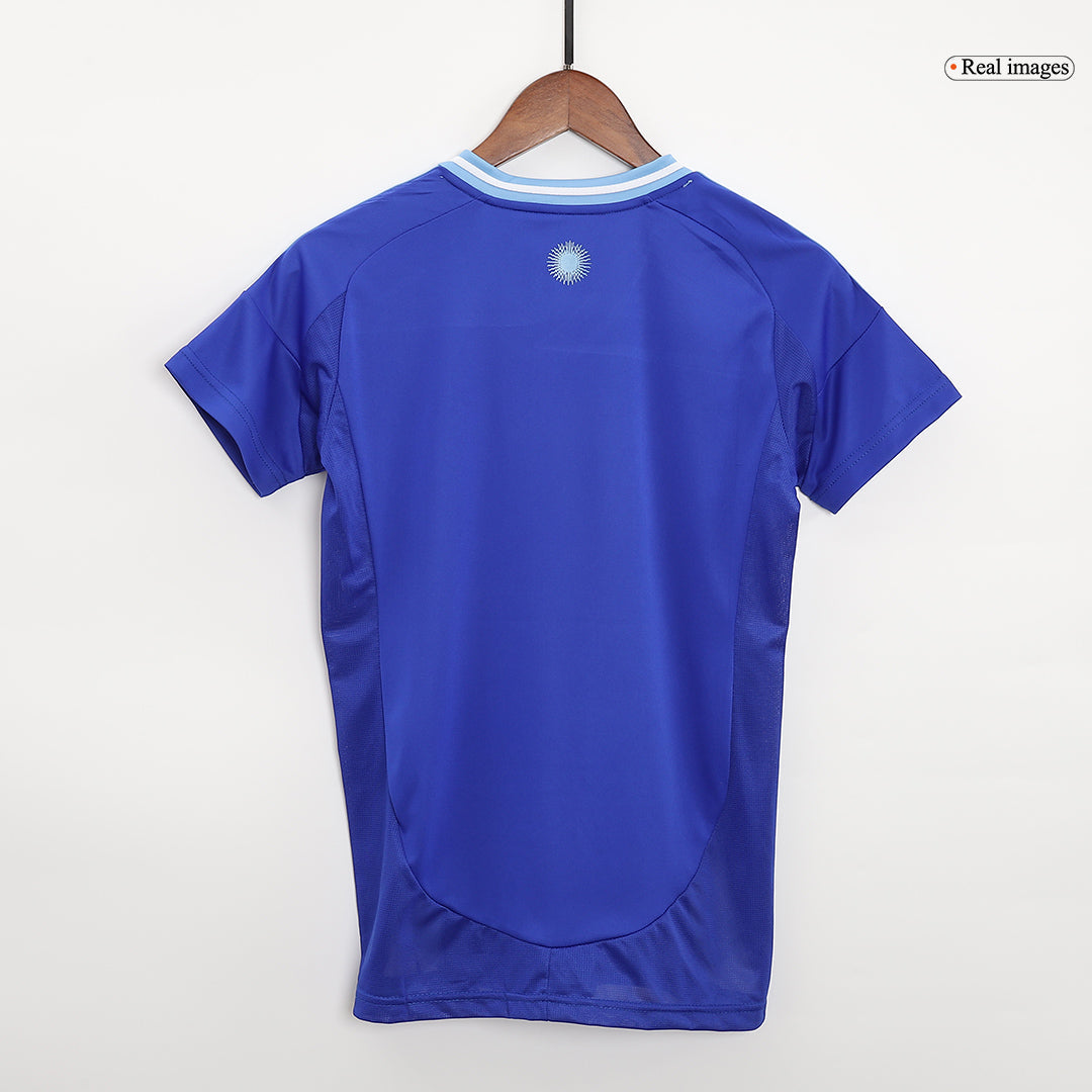 Camiseta de fútbol de visitante de Argentina para mujer Copa América 2024