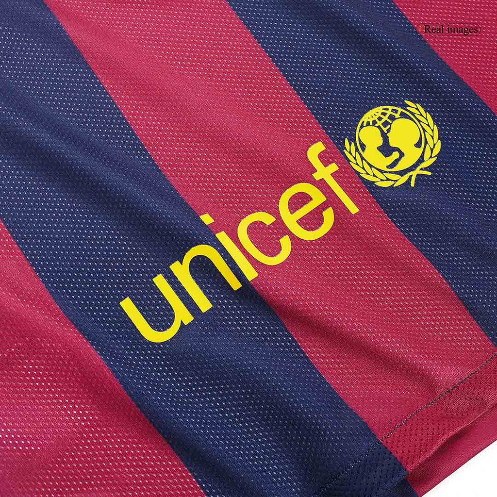 Camiseta de fútbol retro del Barcelona 2014/15