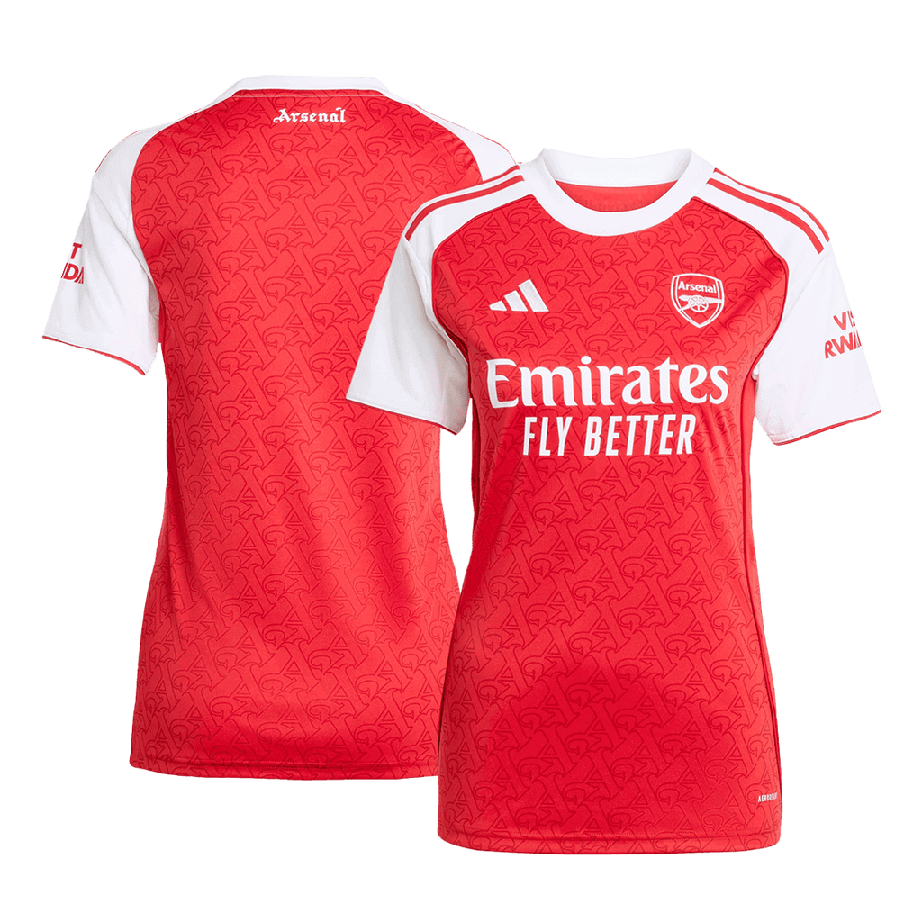 Maillot de football domicile Arsenal femme 2025/26 rouge