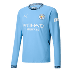 Maillot de football à manches longues Manchester City Domicile 2024/25