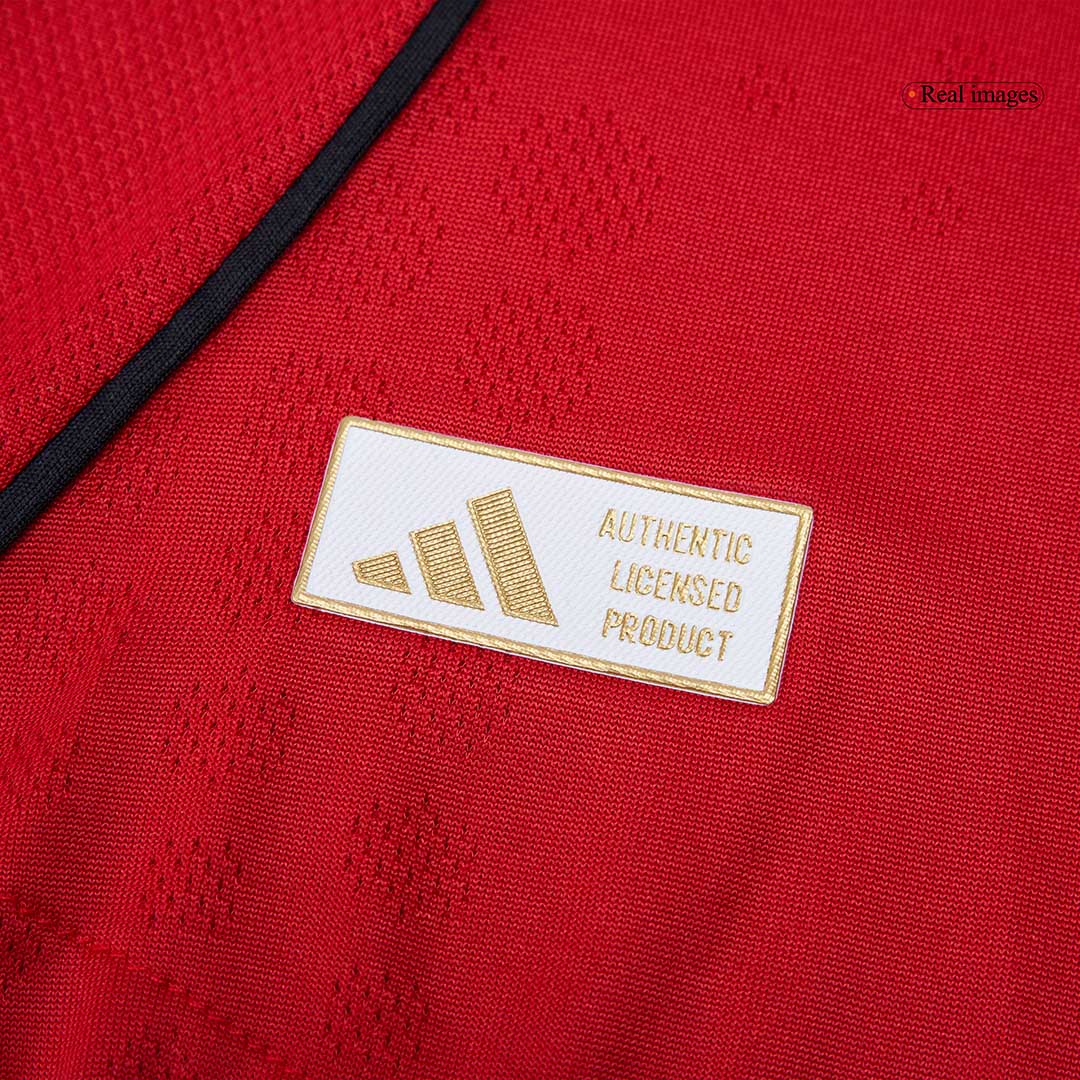 Soccer Kits Authentic B.FERNANDES #8 Manchester United Home Soccer Jersey 2025/26 Red