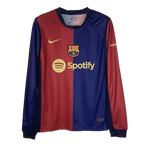 Soccer Kits Barcelona Home Long Sleeve Football Shirt 2024/25