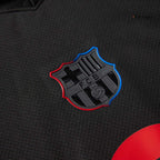 Maillot de football extérieur Barcelone 2024/25 pour enfant (maillot et short) - Logo Spotify sans texte