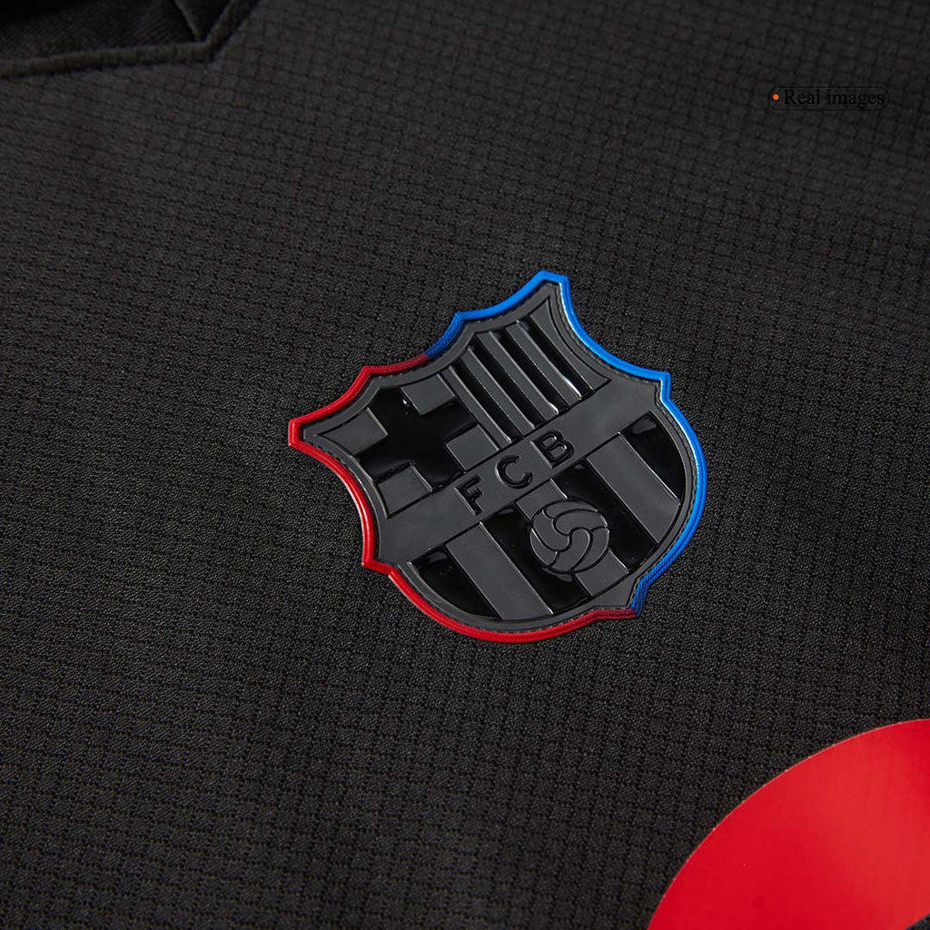 Kits de fútbol para niños del Barcelona (visitante) 2024/25 - Logotipo de Spotify sin texto