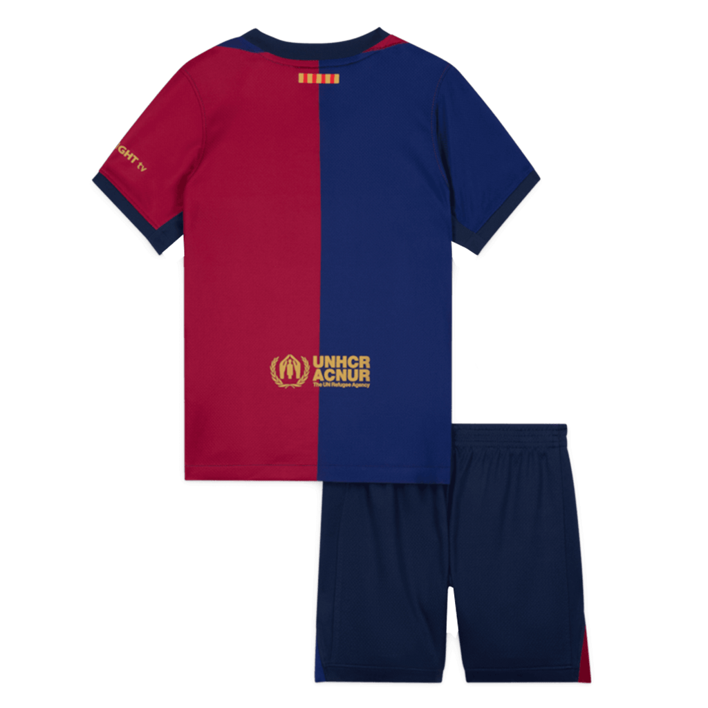Maillot de football domicile Barcelone 2024/25 pour enfant (maillot et short) - COLDPLAY