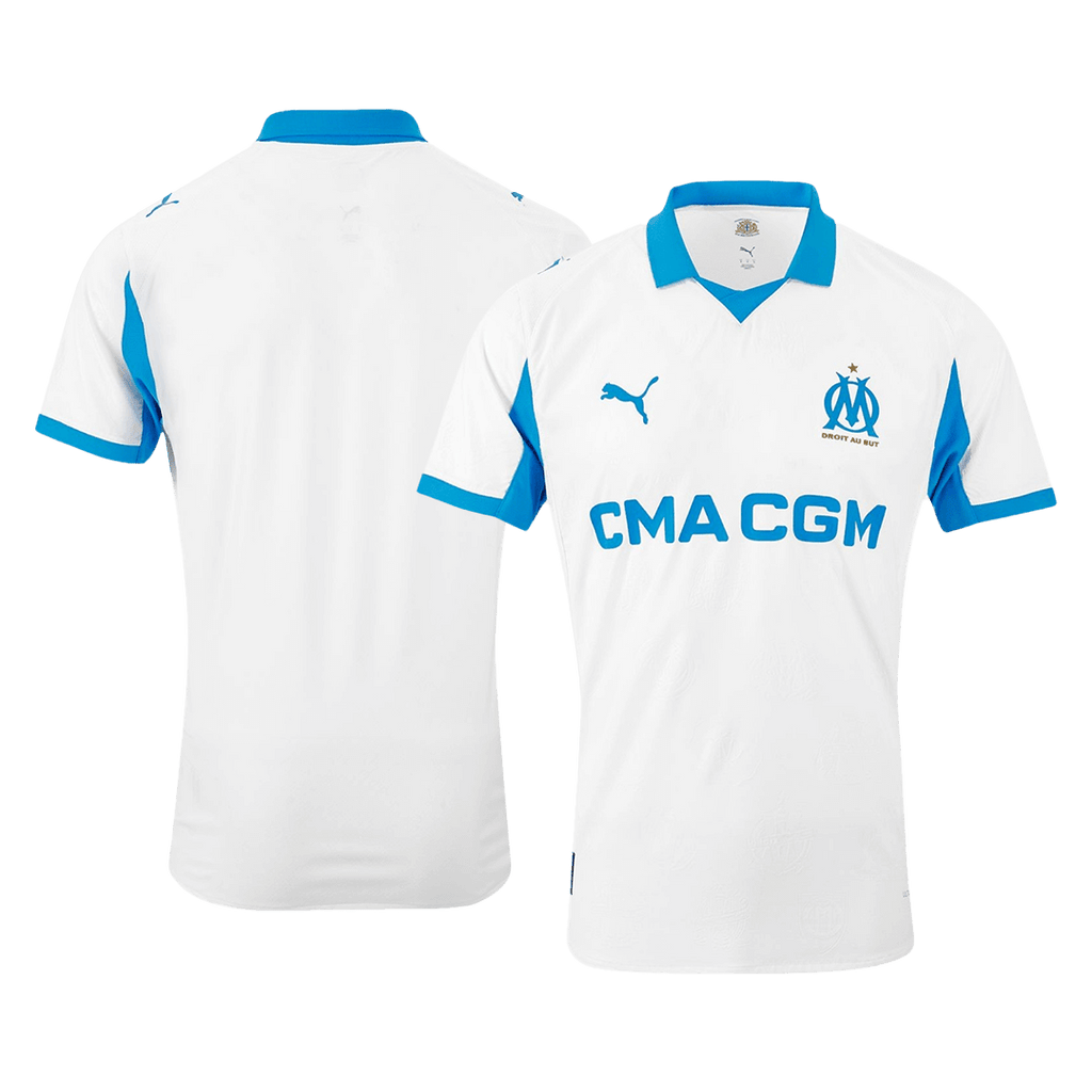 Soccer Kits Authentic Marseille Home Soccer Jersey 25/26 White