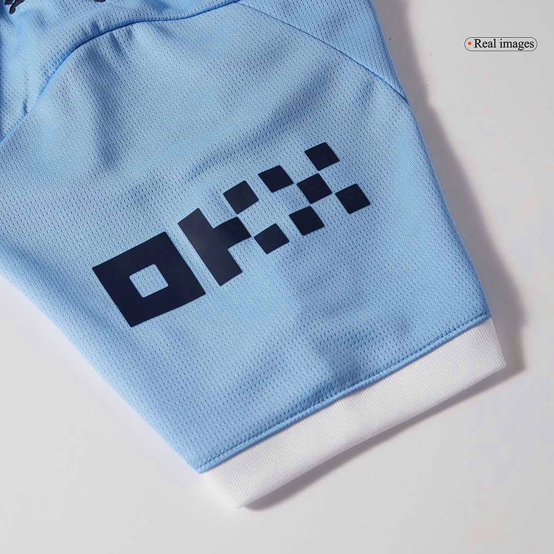 Kits de fútbol RODRIGO #16 Manchester City Camiseta de fútbol local 2025/26 Azul