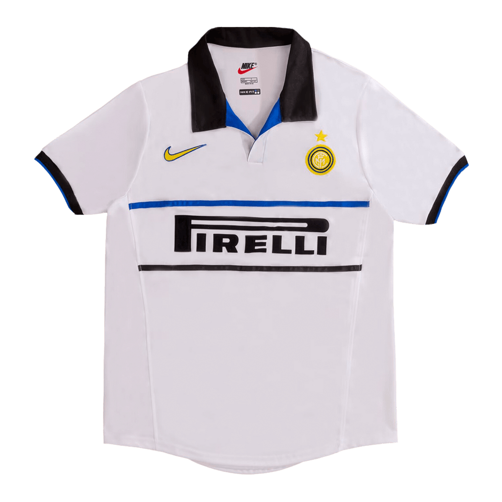 Camiseta de fútbol retro de visitante del Inter de Milán 1998/99