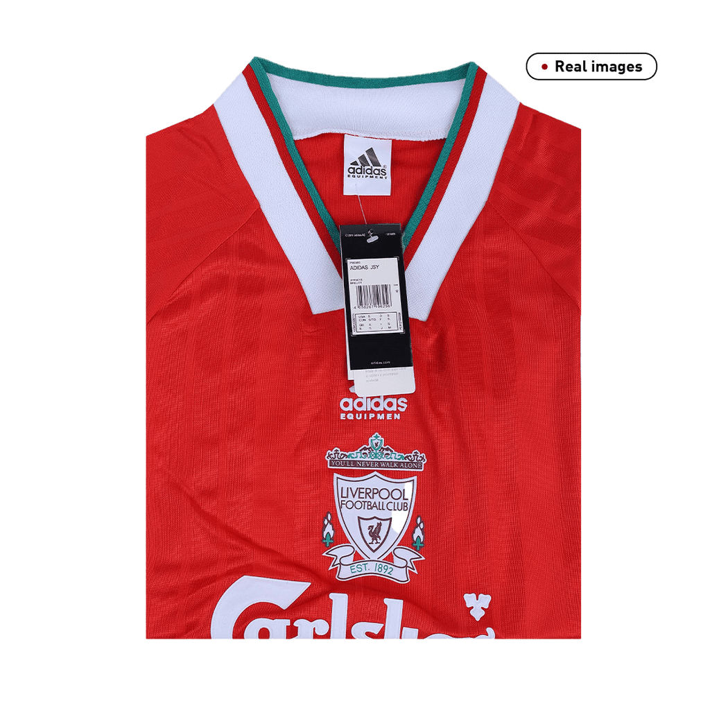 Camiseta de fútbol retro del Liverpool 1993/95