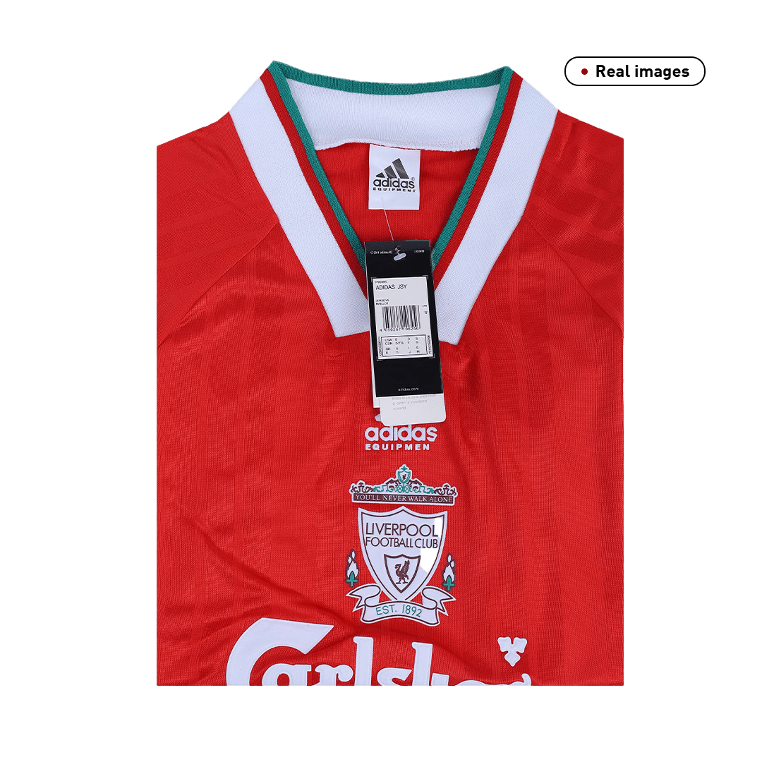 Camiseta de fútbol retro del Liverpool 1993/95