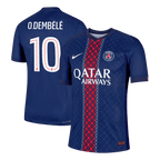 Soccer Kits Authentic O.DEMBÉLÉ #10 PSG Home Soccer Jersey 2025/26 Navy