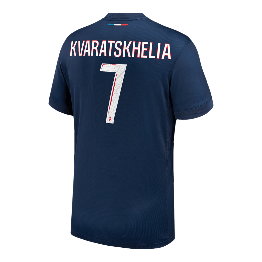Maillot de football KVARATSKHELIA #7 PSG Domicile 2024/25