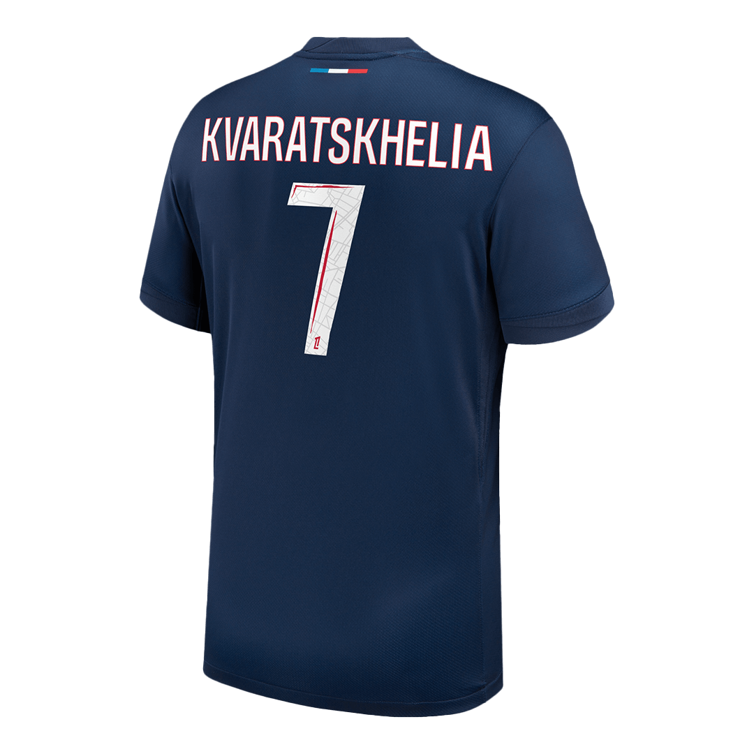 Maillot de football KVARATSKHELIA #7 PSG Domicile 2024/25