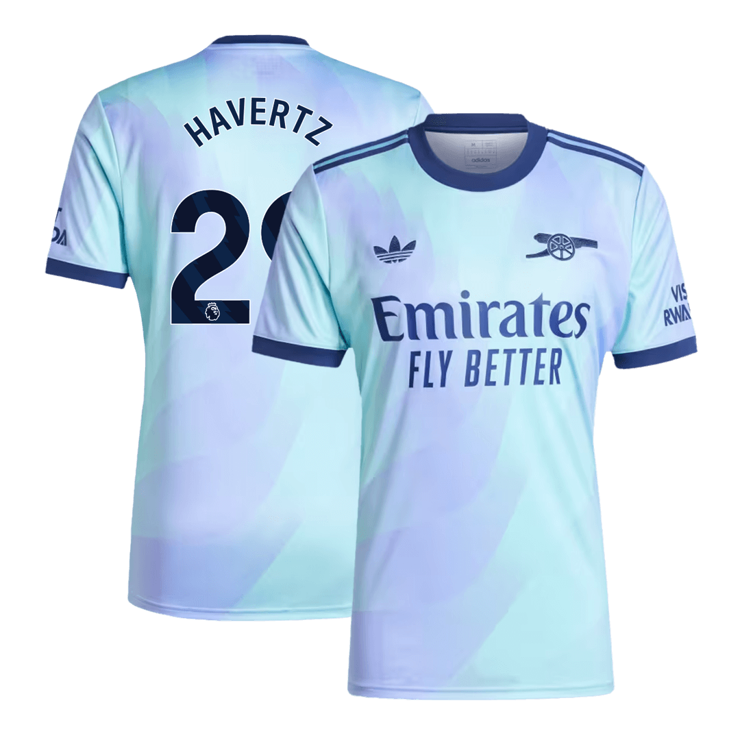 Maillot de football extérieur HAVERTZ #29 Arsenal 2024/25