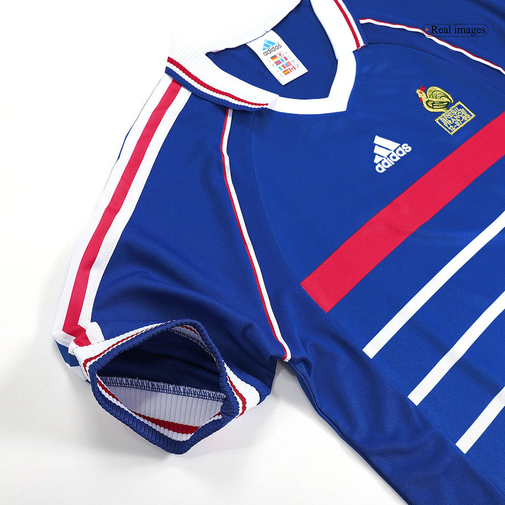 Camiseta de fútbol retro de Francia de 1998