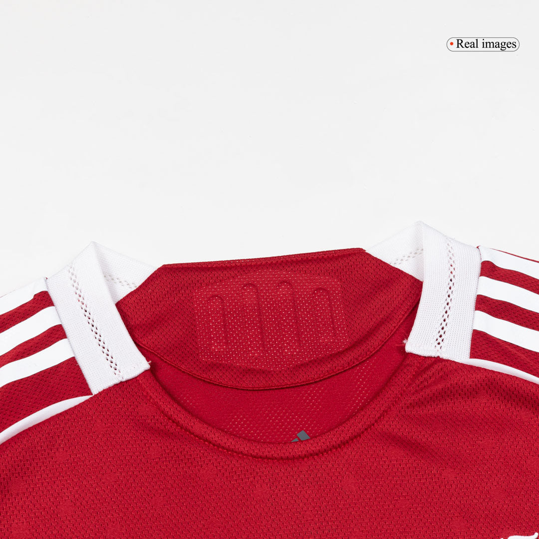 Maillot de football ISAK #9 authentique Liverpool Domicile 25/26 Rouge - UCL