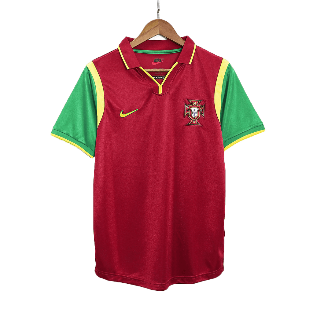 Camiseta de fútbol retro de Portugal de 1999