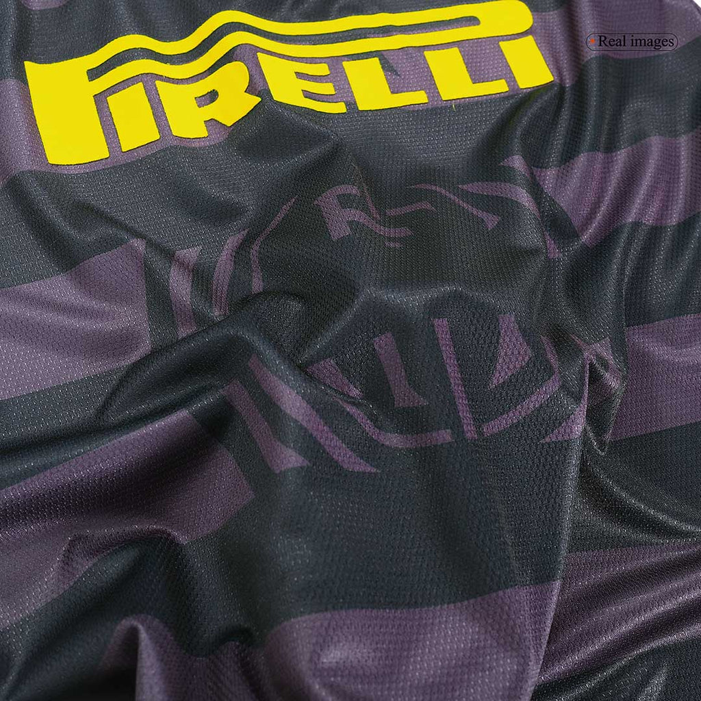 Camiseta de fútbol retro de visitante del Inter de Milán 1997/98