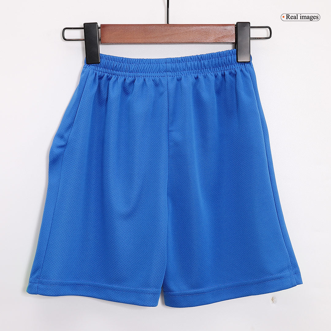 Maillot de football domicile Brésil pour enfant (maillot + short) Copa America 2024