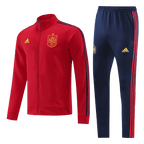 Equipaciones de fútbol: Chaqueta de entrenamiento de España (chaqueta y pantalón) 2022/23