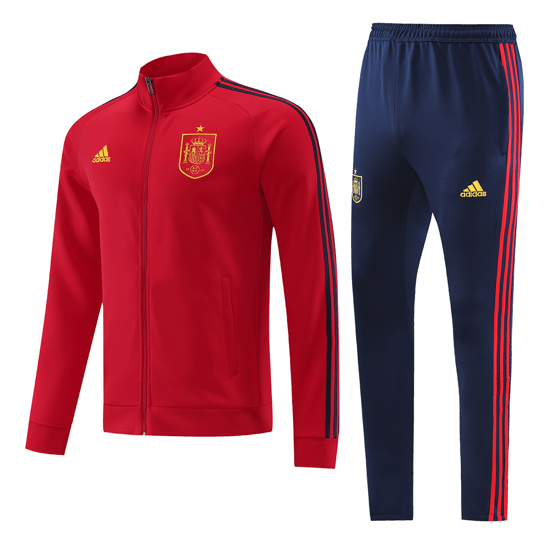 Equipaciones de fútbol: Chaqueta de entrenamiento de España (chaqueta y pantalón) 2022/23
