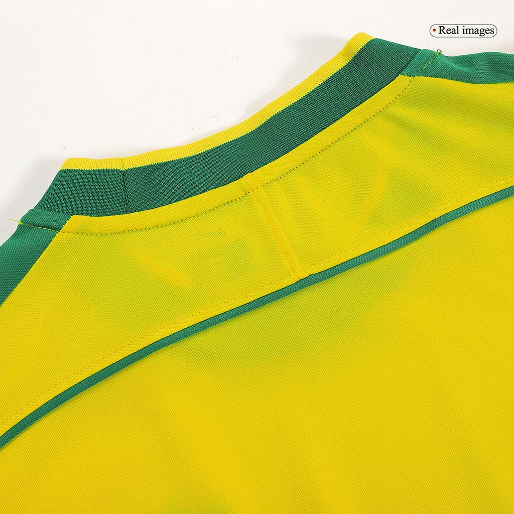 Camiseta de fútbol retro RIVALDO #10 de Brasil 1998 - Copa del Mundo