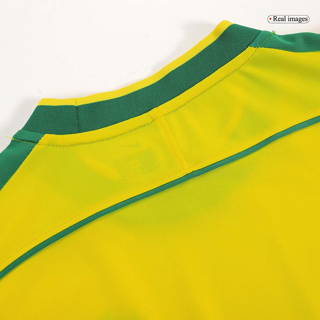 Camiseta de fútbol retro RONALDO #9 de Brasil 1998 - Copa del Mundo