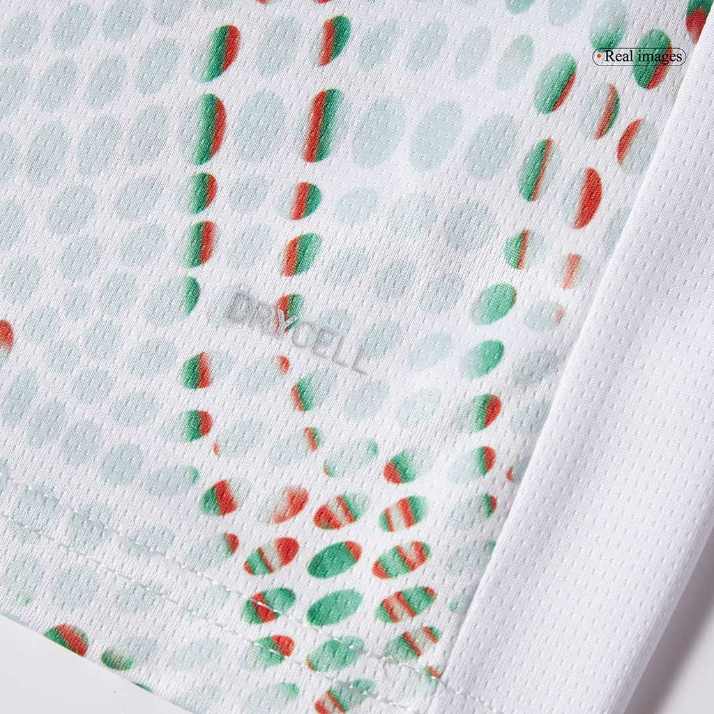 Camiseta de fútbol de Portugal de manga larga para visitante 2025, blanca