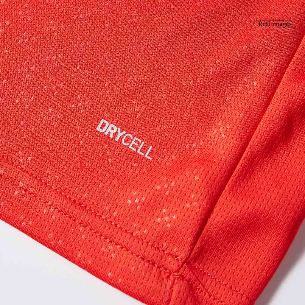 Kits de fútbol RONALDO #7 Portugal Home Camiseta de fútbol de manga larga 2025 Rojo