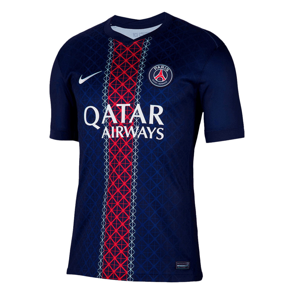 Camiseta de fútbol local del PSG 2025/26 azul marino