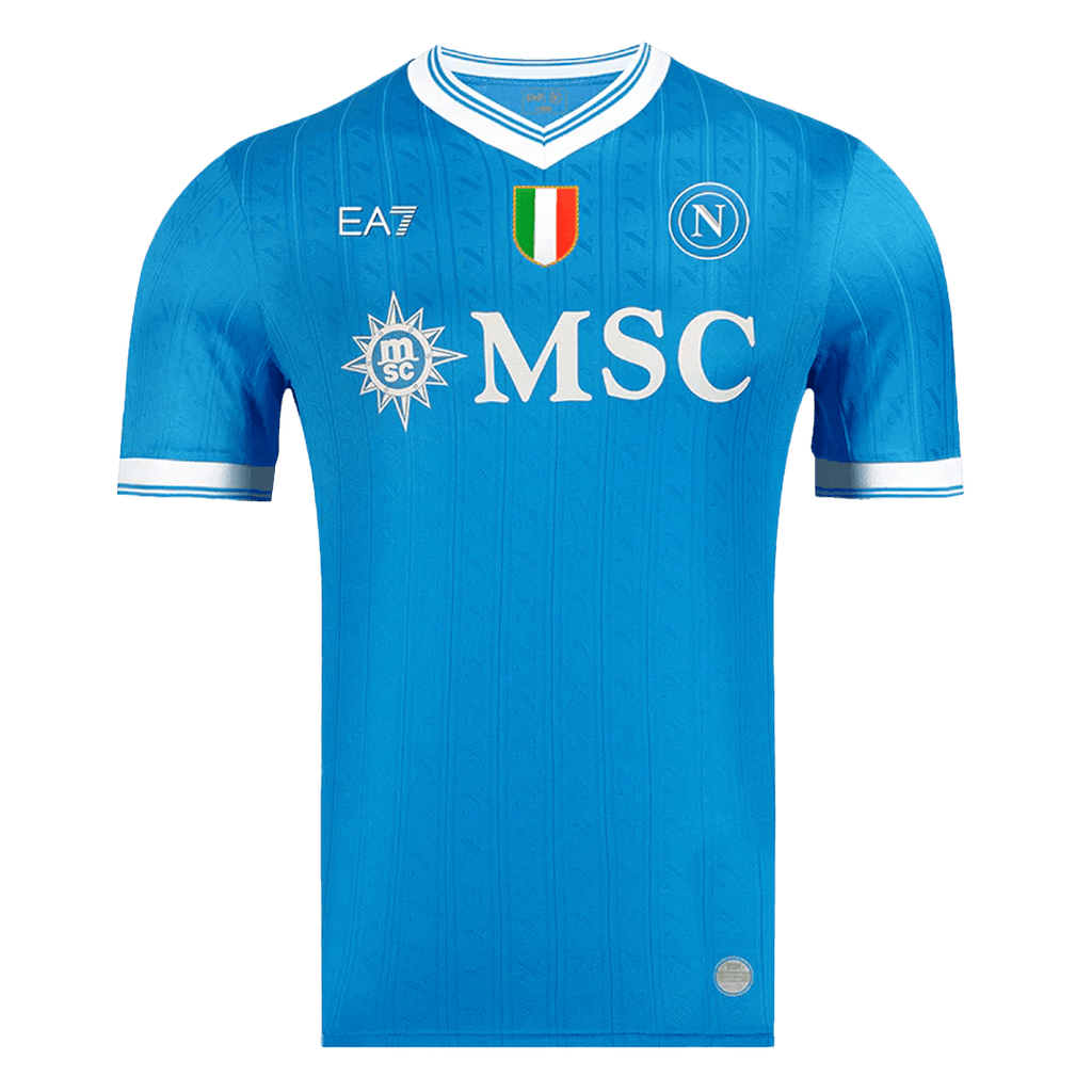 Soccer Kits Authentic Napoli Home Soccer Jersey 2025/26 Blue
