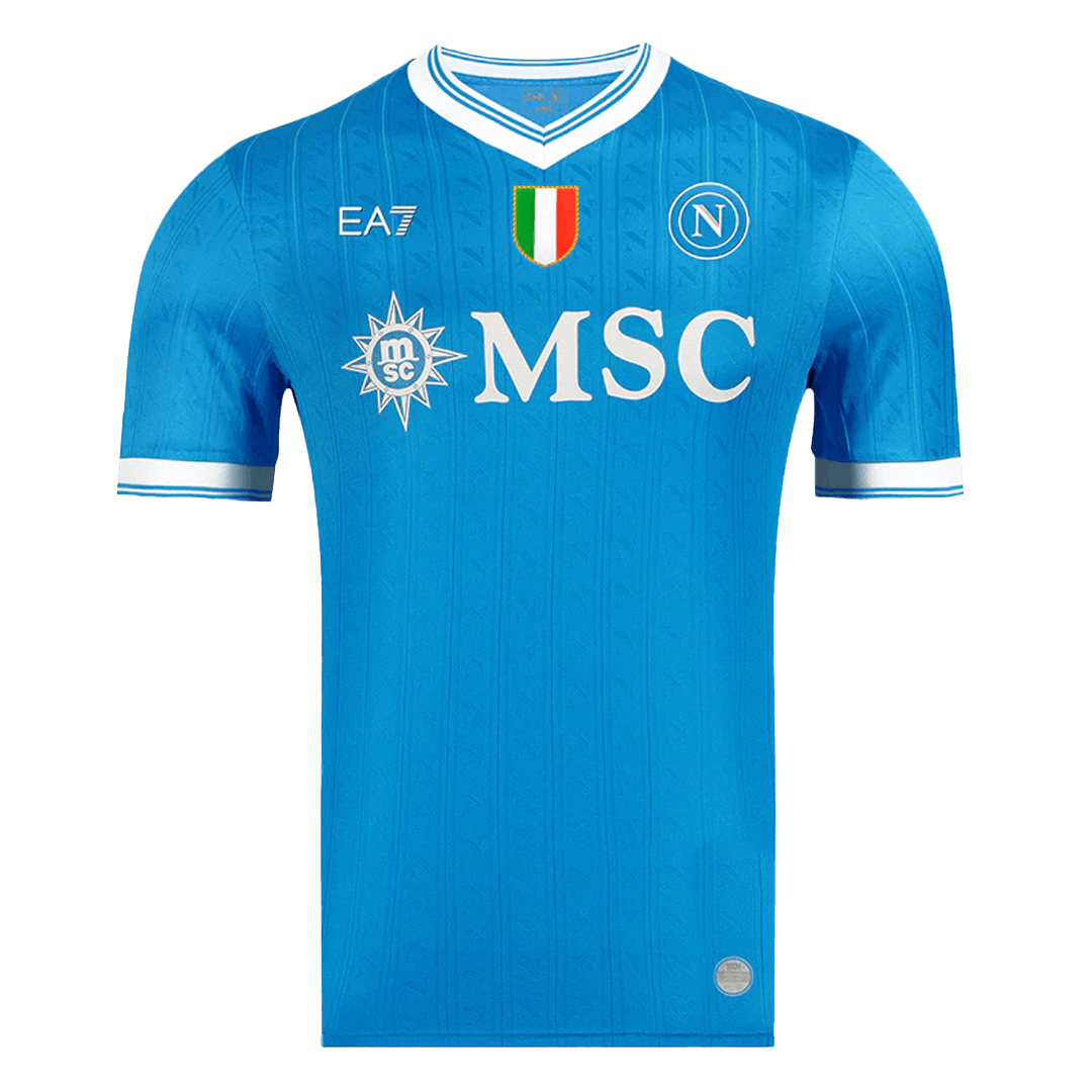Soccer Kits Authentic Napoli Home Soccer Jersey 2025/26 Blue