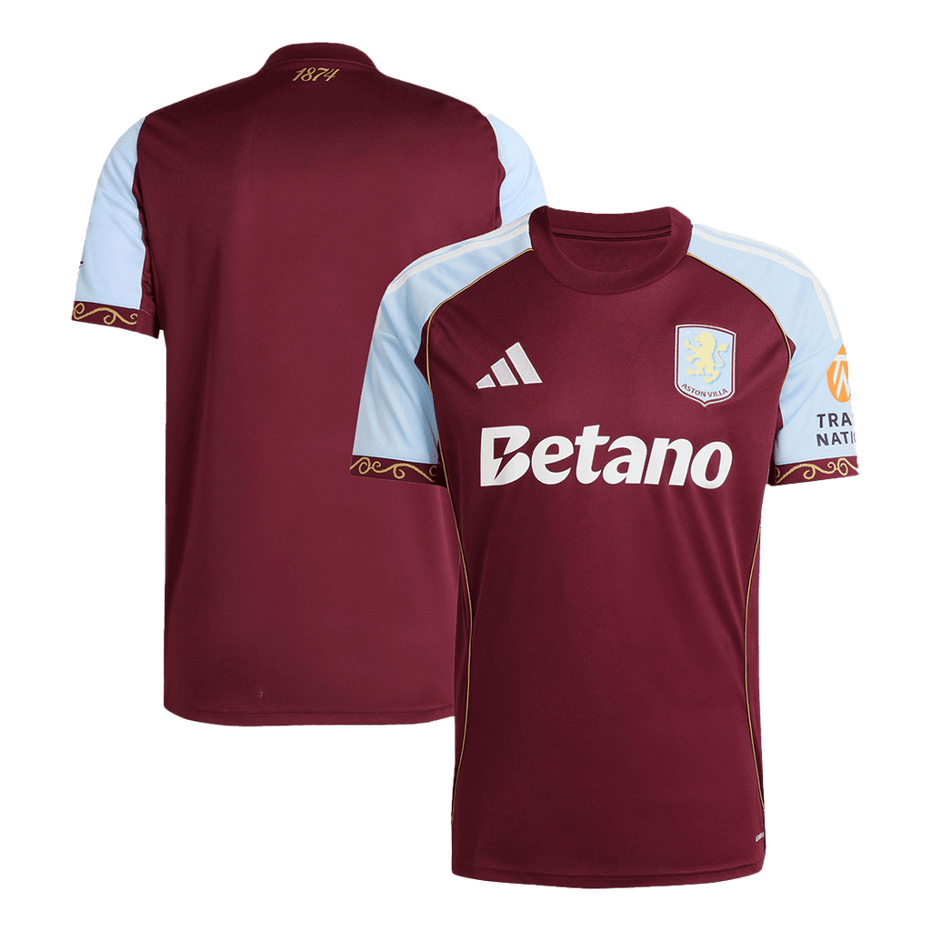 Soccer Kits Aston Villa Home Soccer Jersey 25/26 Red