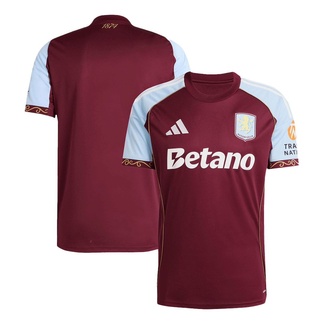 Soccer Kits Aston Villa Home Soccer Jersey 25/26 Red