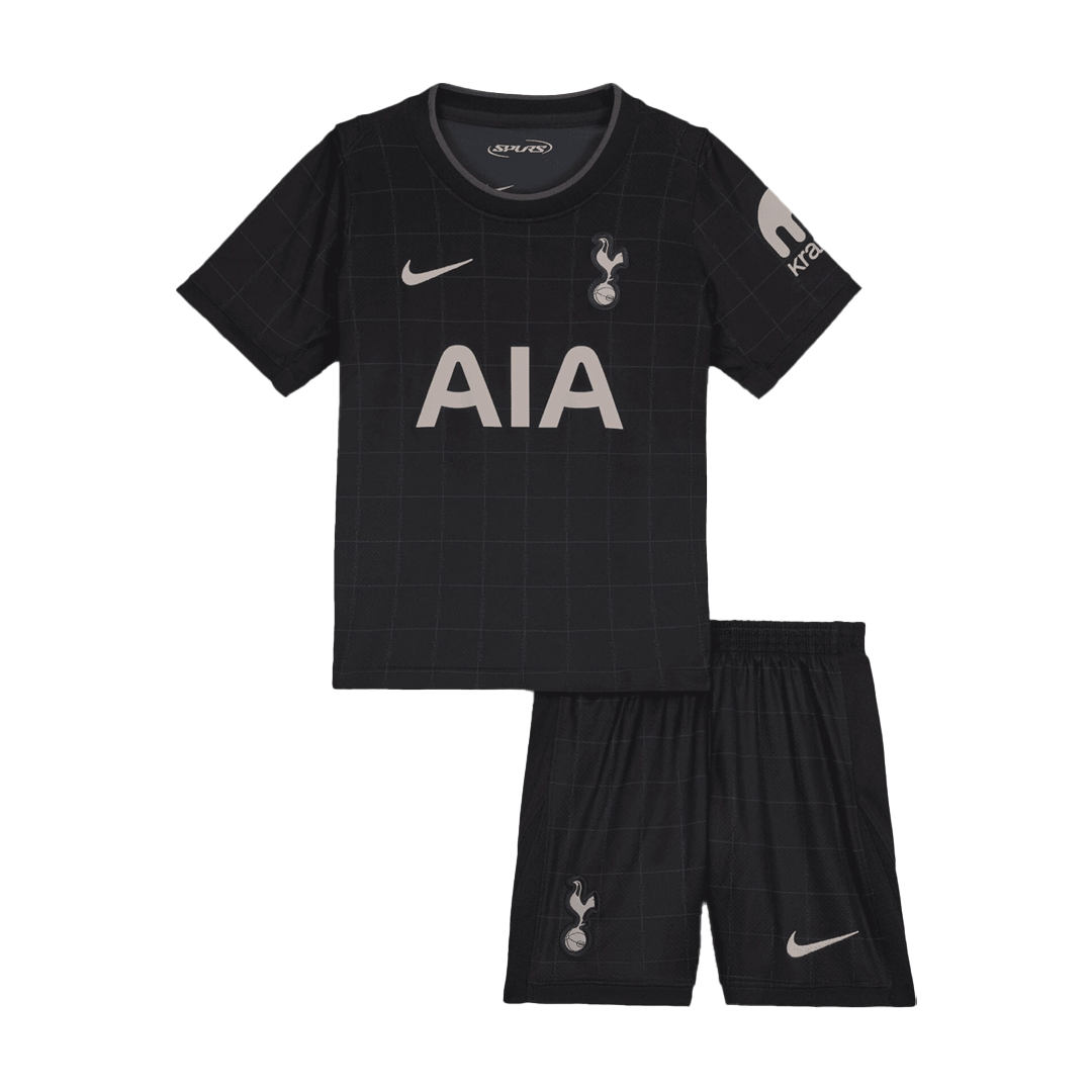 Maillot de football Tottenham Hotspur extérieur pour enfant (maillot + short) 2025/26 Noir